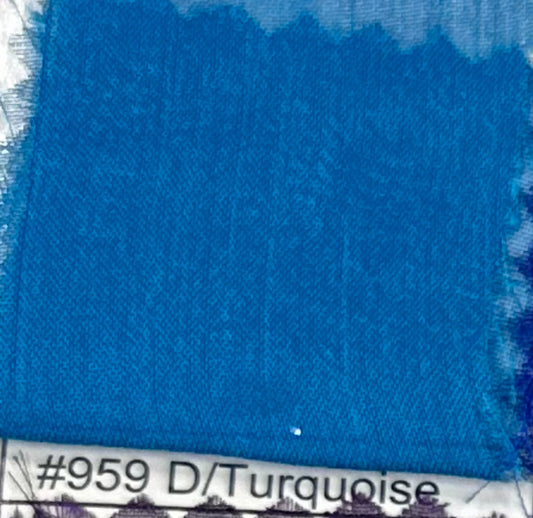 Chifon tornasol 959 D/turquoise