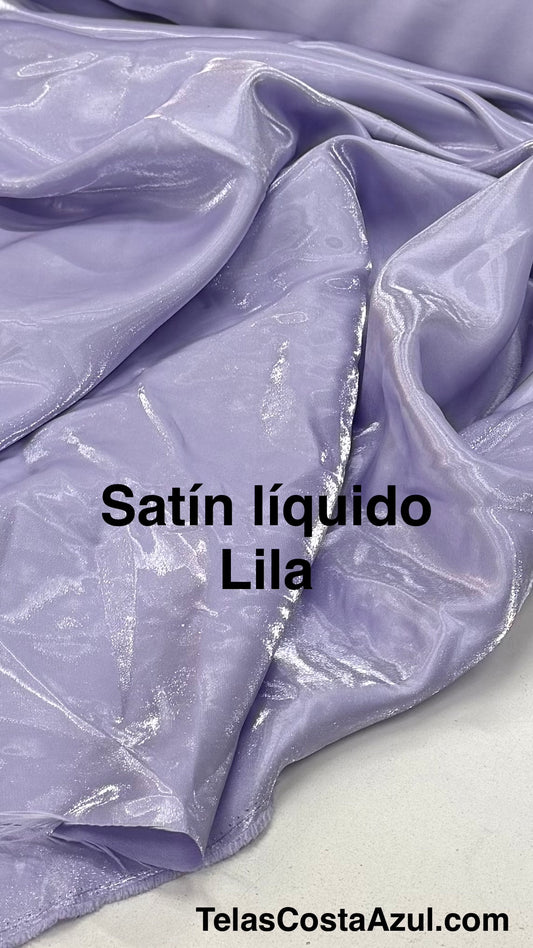 SATIN LIQUIDO LILA