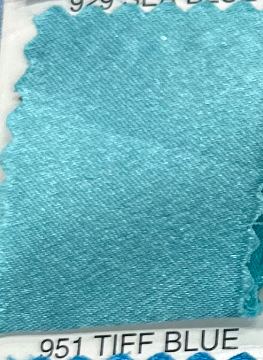 Crepé satinado 951 Tiff Blue