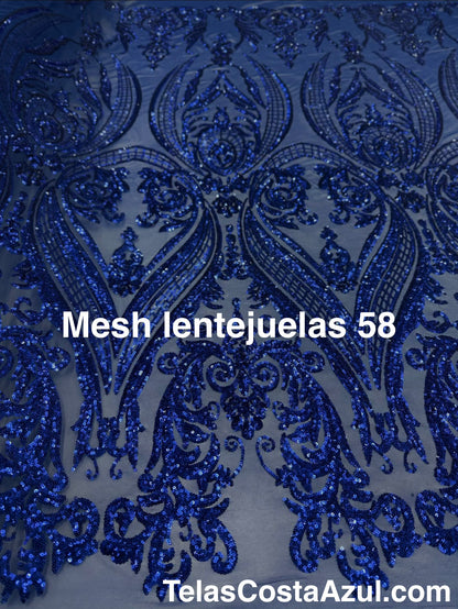 MESH CON LENTEJUELA 58