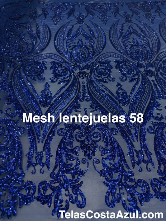 MESH CON LENTEJUELA 58