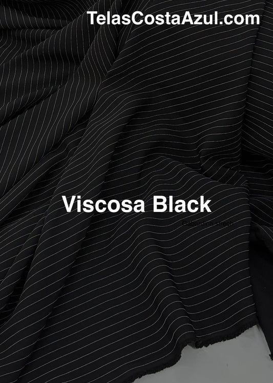 Viscosa Black (negro)