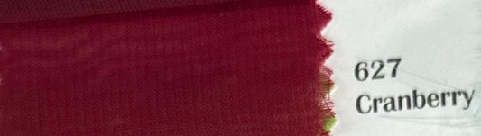 Chifón mate 627 Cranberry