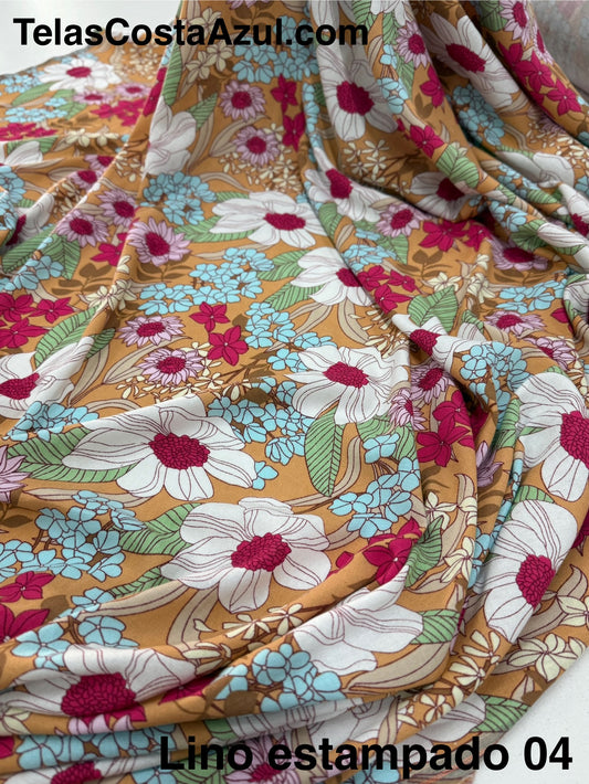 Lino estampado 04