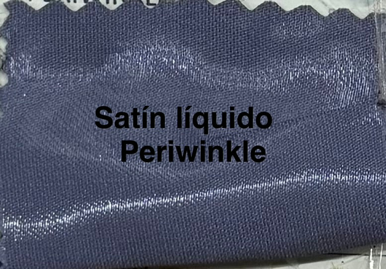 Satín líquido Periwinkle