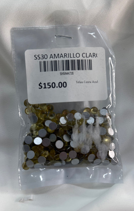 Bolsa Cristales SS30 Amarillo Claro