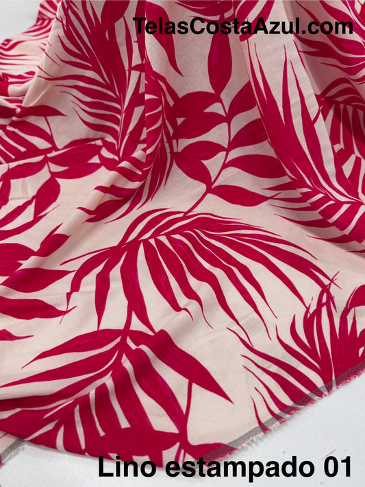 Lino estampado 01