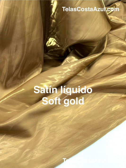 Satín líquido Soft gold