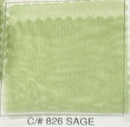 Organza satinada #826 Sage