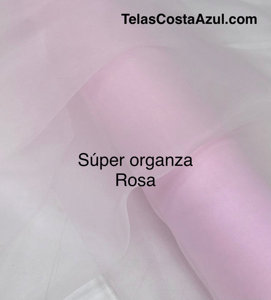 Súper organza Rosa