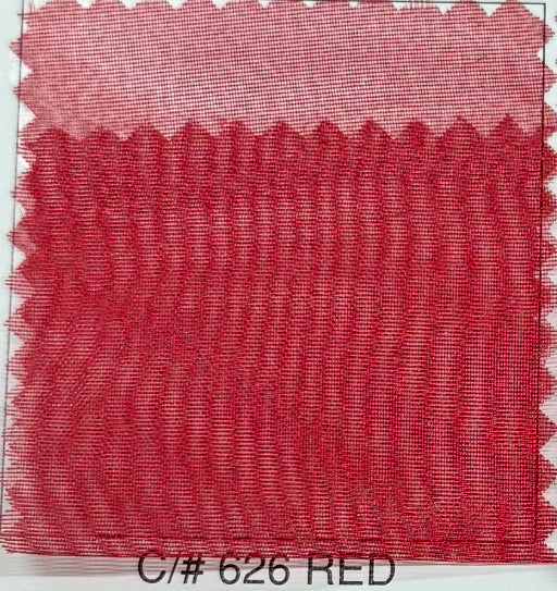 Organza satinada #626 Red