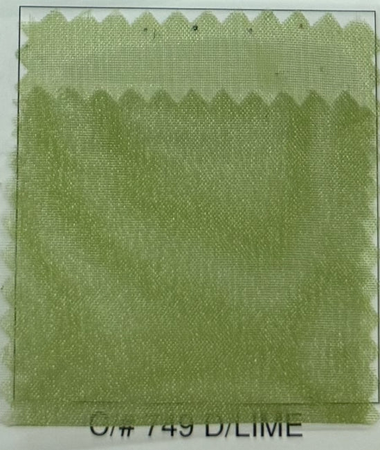 Organza satinada #749 D/Lime