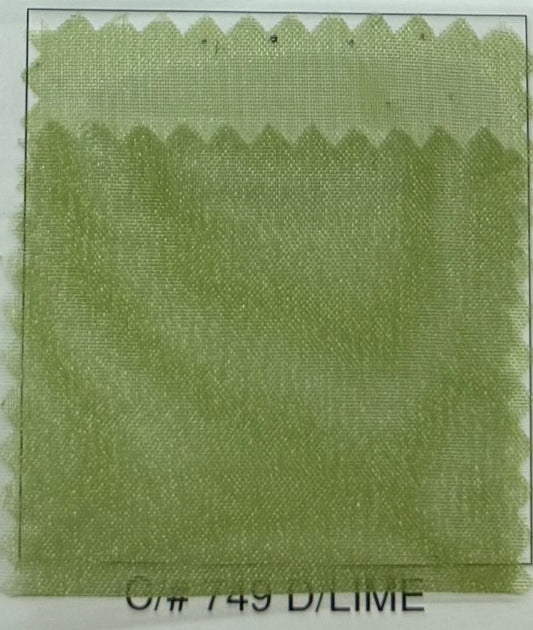Organza satinada #749 D/Lime