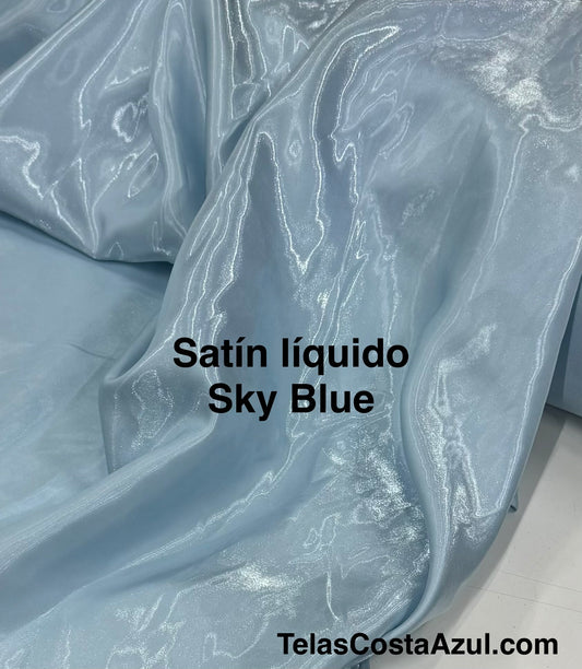 SATIN LIQUIDO SKY BLUE