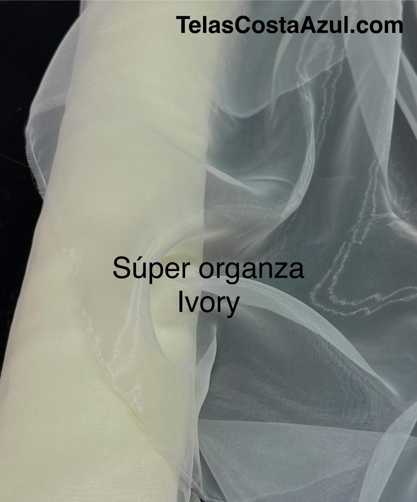Súper organza Ivory