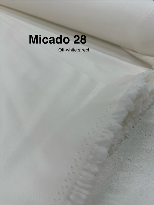 Micado 28 Off-white strech