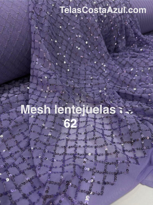 Mesh lentejuelas 62
