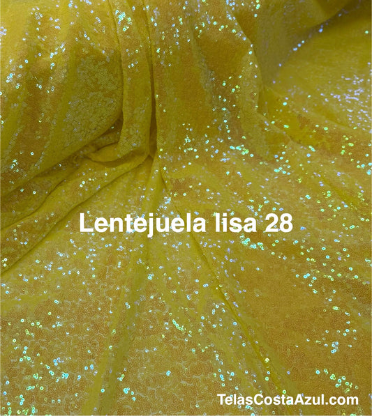 Lentejuela lisa 28