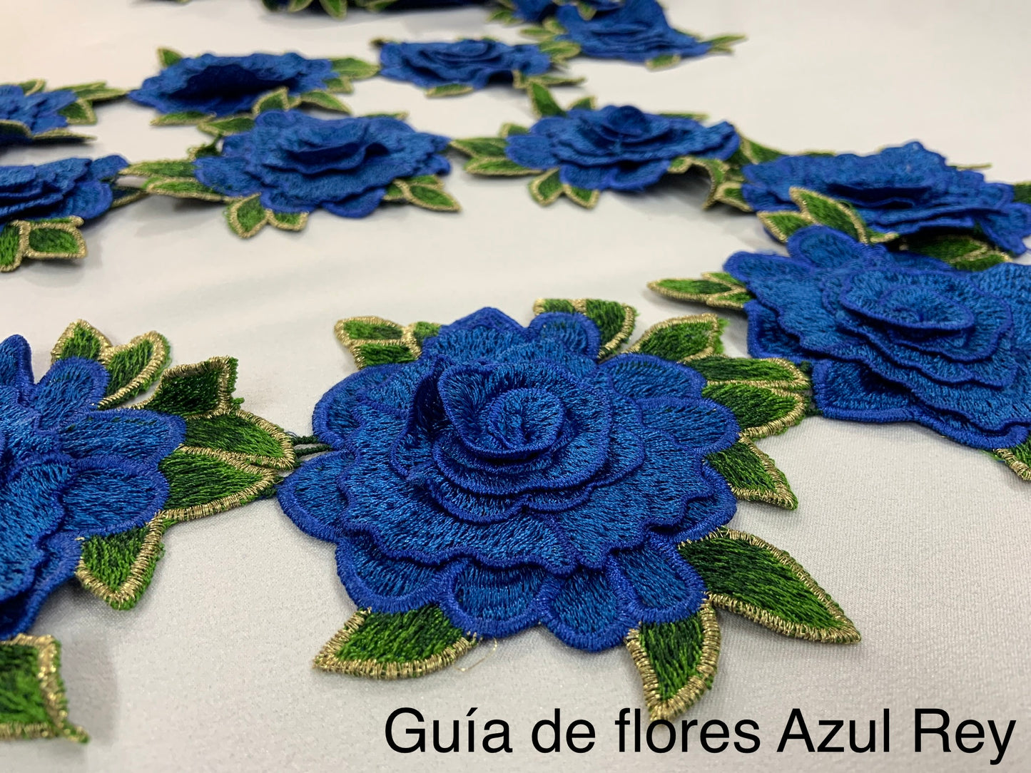 Guía de flores Azul rey