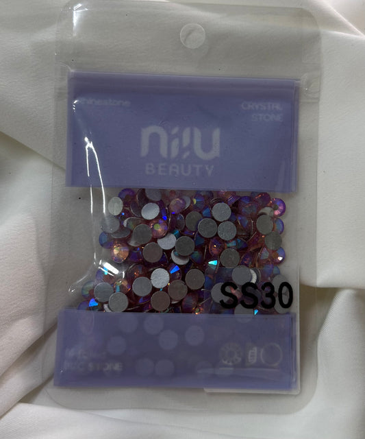 Bolsa Cristales SS30 Lila Tornasol