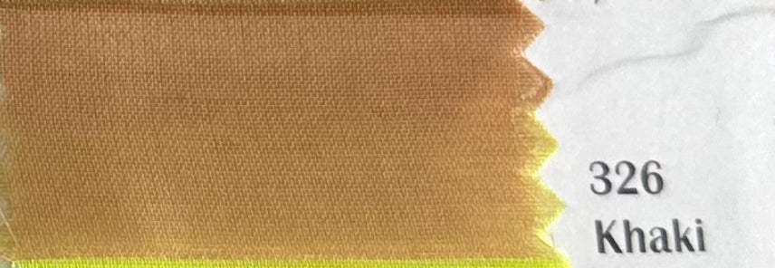 Chifón mate 326 Khaki