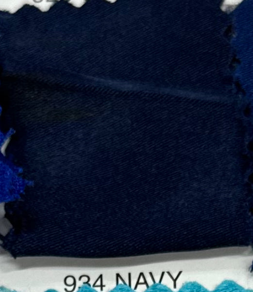 Crepé satinado 934 Navy