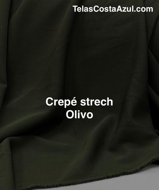 Crepé strech Olivo