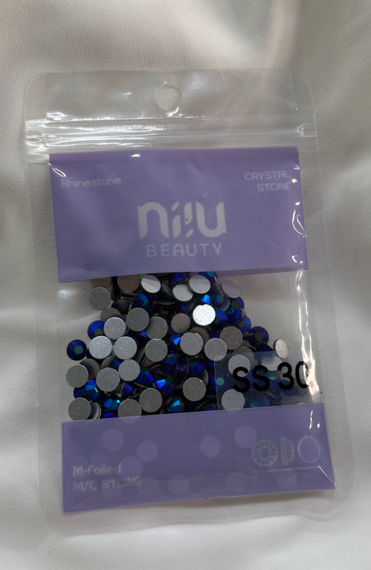 Bolsa Cristales SS30 Azul Rey Tornasol