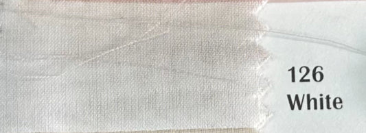 Chifón mate 126 White