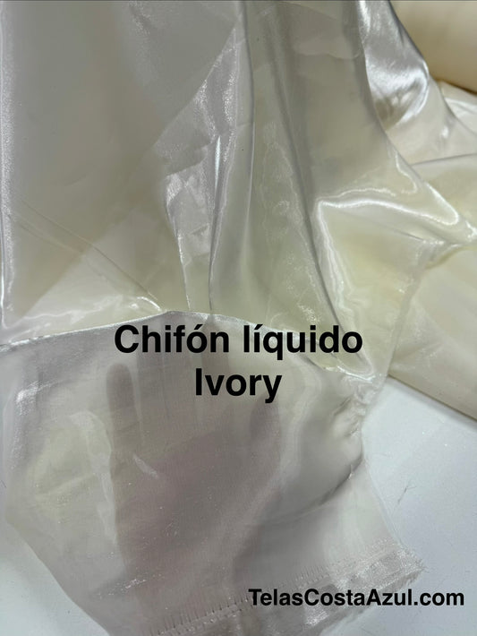 Chifón líquido Ivory