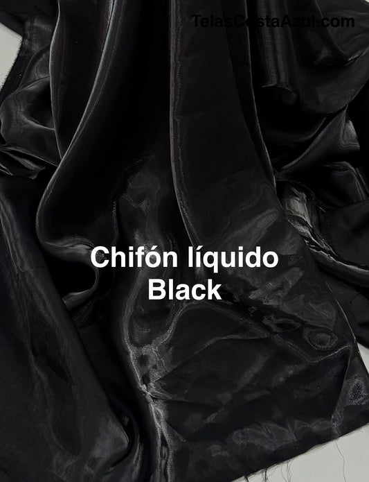 Chifón líquido Black