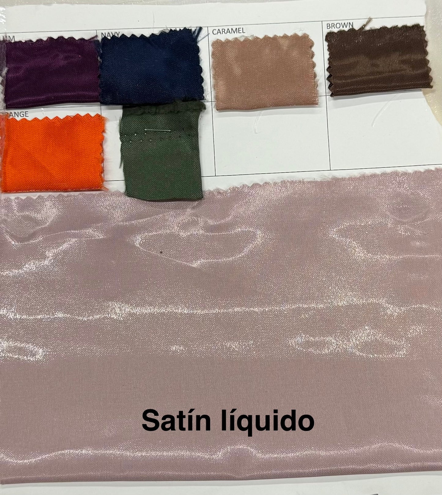 Catálogo Satín Líquido