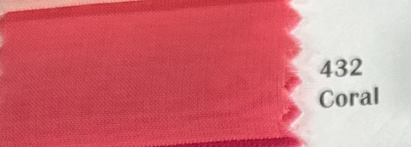 Chifón mate 432 Coral