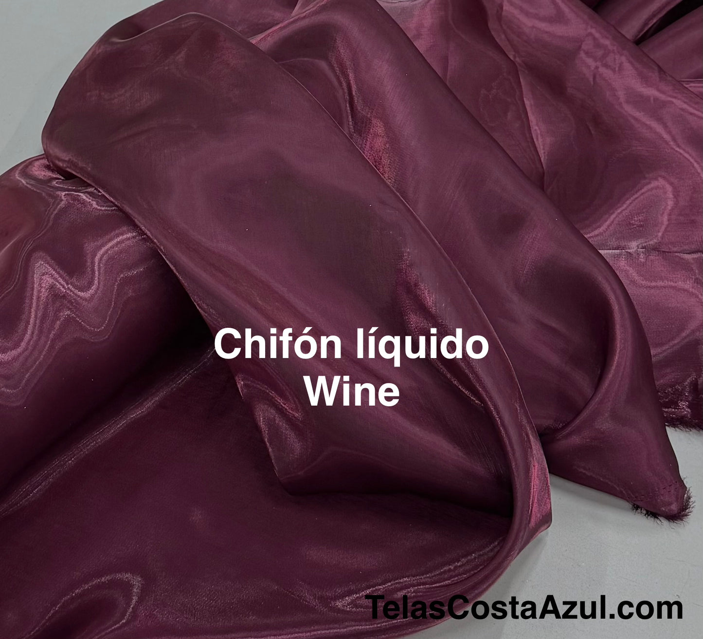 Chifón líquido Wine
