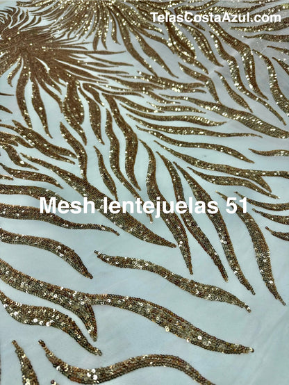 Mesh lentejuelas 51