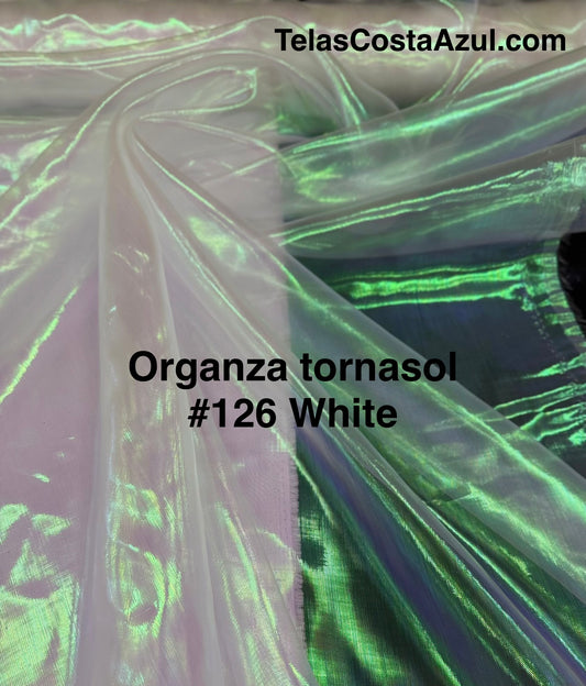 ORGANZA TORNASOL 126 WHITE