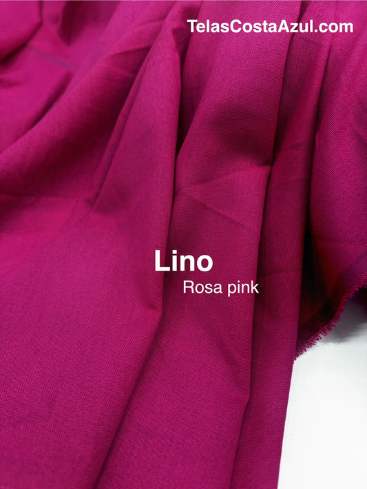 Lino Rosa pink