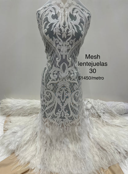 Mesh lentejuelas 30