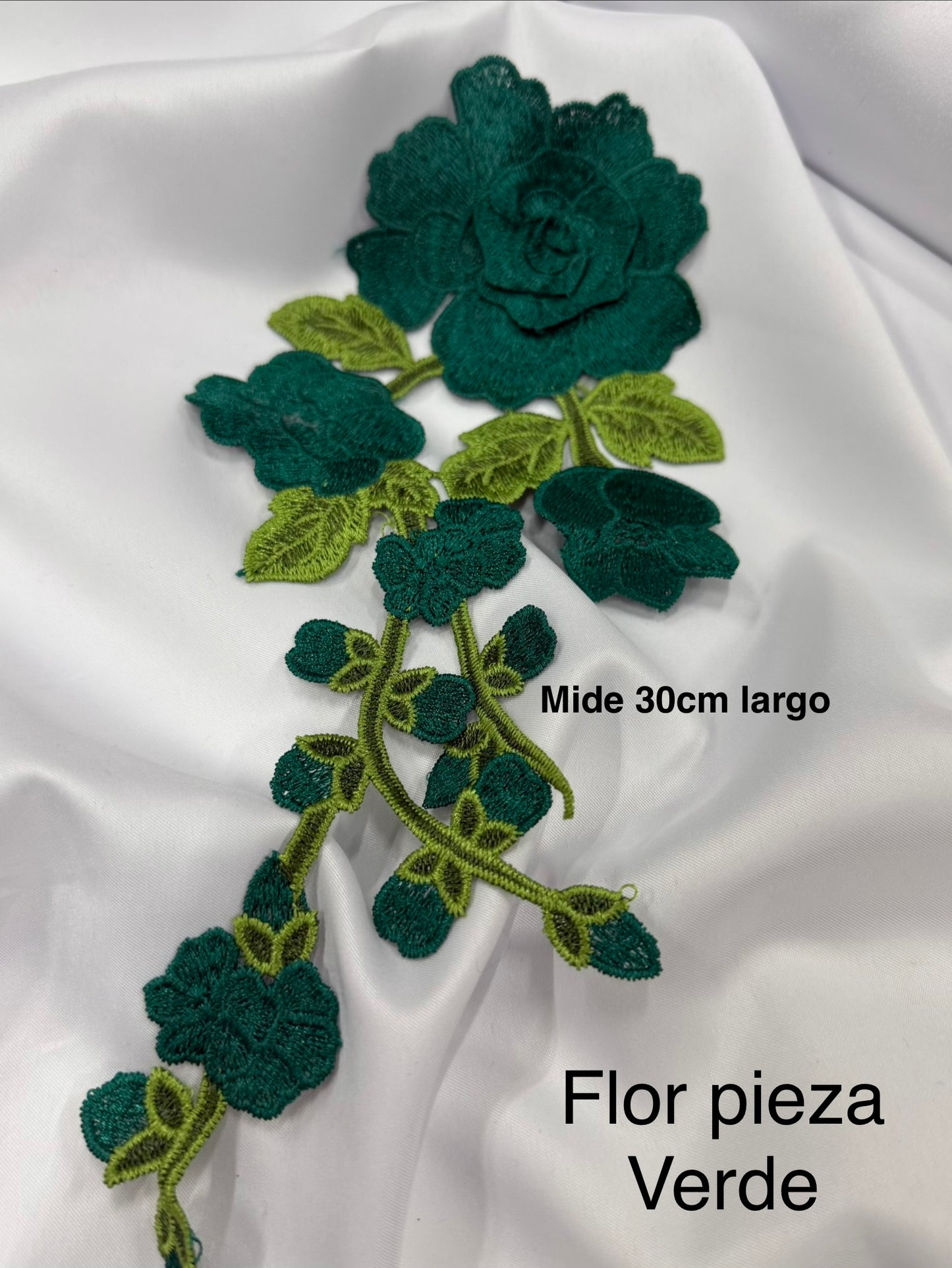 Pieza flor Verde