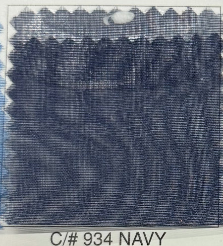 Organza satinada #934 Navy