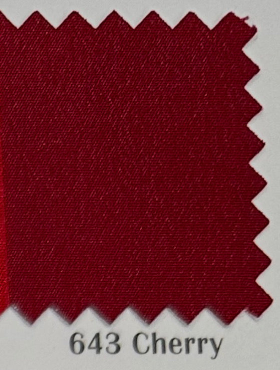 Tafeta satinada #643 Cherry