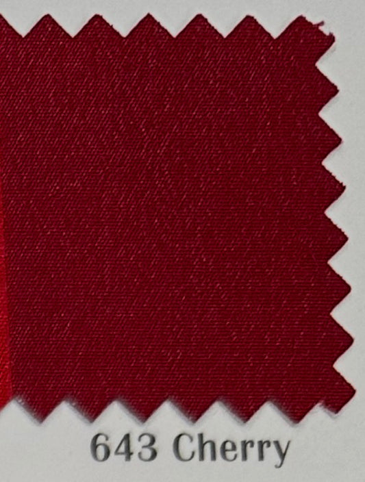 Tafeta satinada #643 Cherry