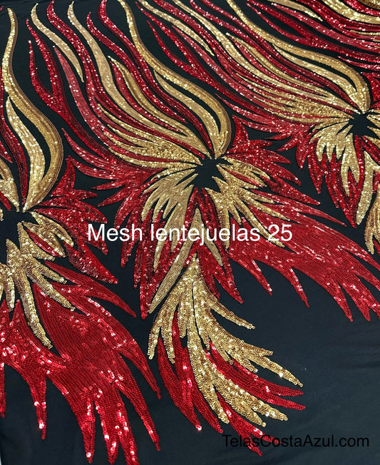 Mesh lentejuelas 25