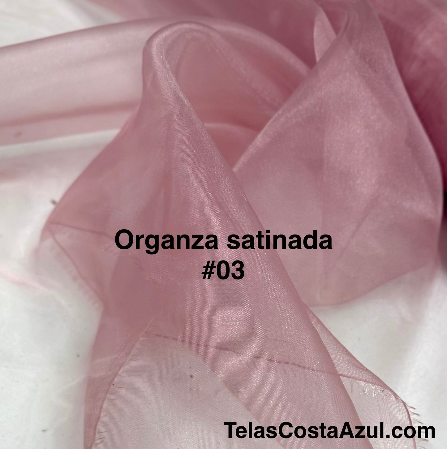 Organza satinada #03 Palo de rosa