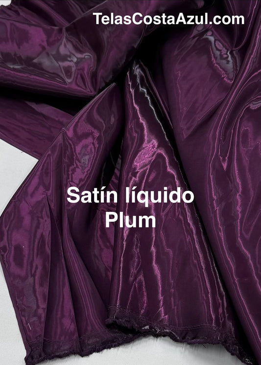 Satín líquido Plum