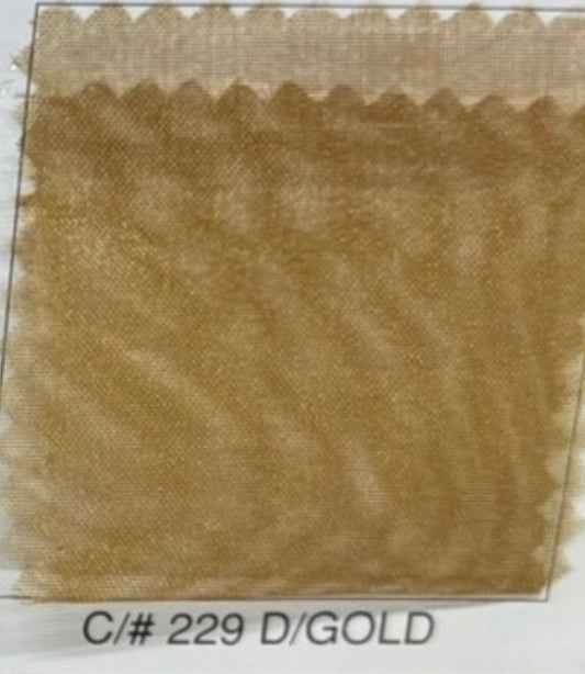 Organza satinada #229 D/Gold