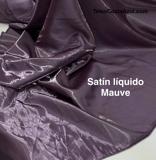 Satín líquido Mauve