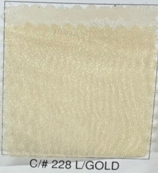 Organza satinada #228 L/Gold