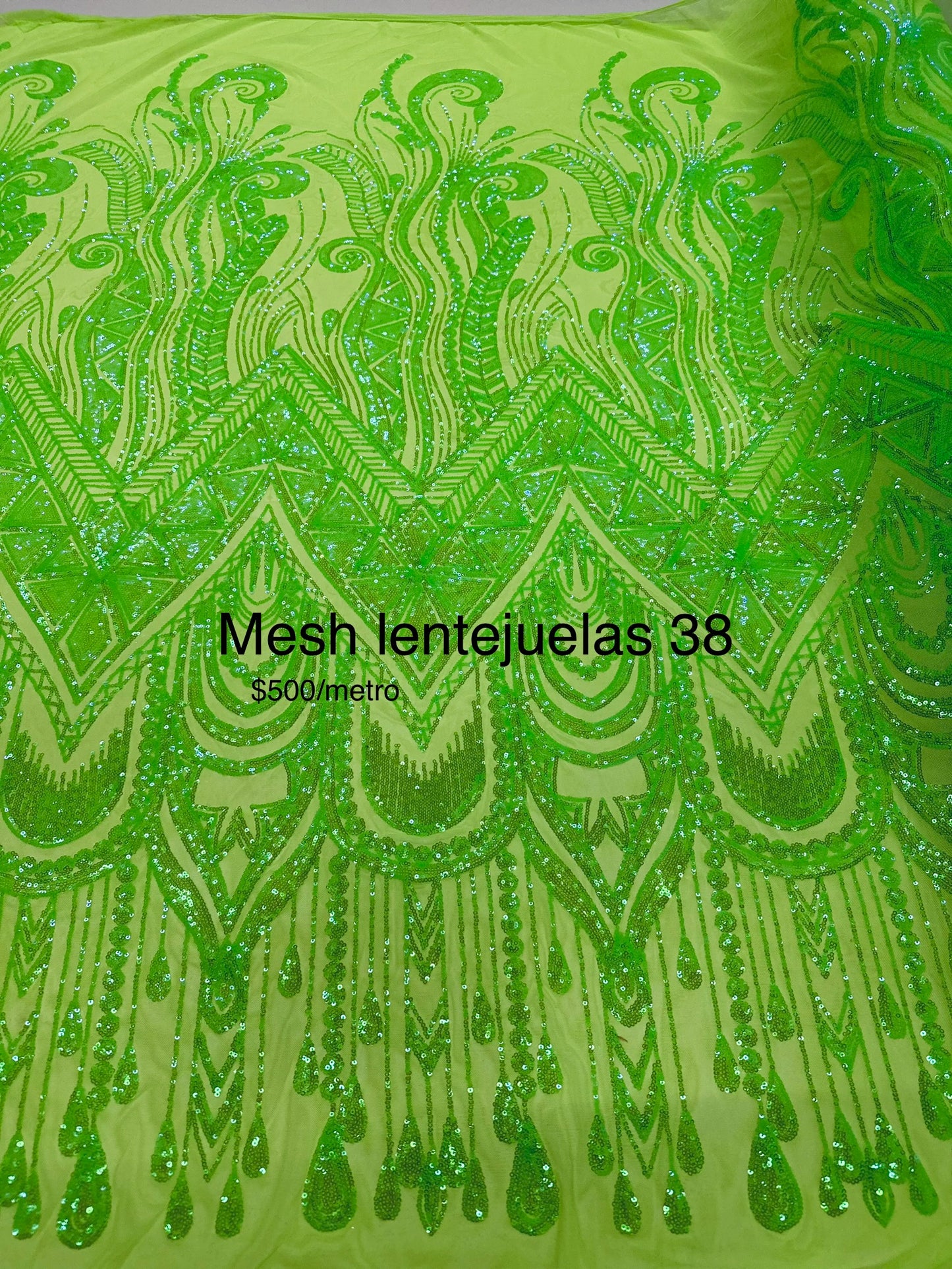 Mesh lentejuelas 38