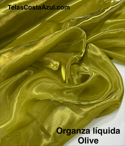 ORGANZA LIQUIDA OLIVE